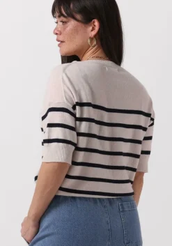 zand by-bar top holly stripe pullover