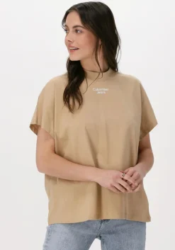 zand calvin klein t-shirt stacked logo loose tee