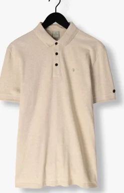 zand cast iron polo short sleeve polo popcorn jersey melange