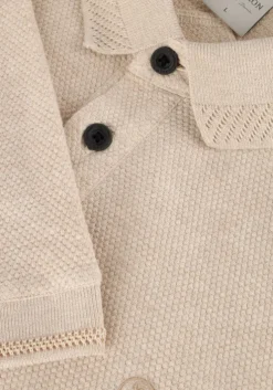 zand cast iron polo short sleeve polo popcorn jersey melange