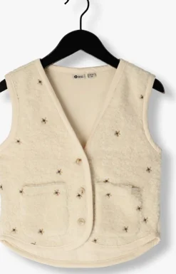 zand daily7 gilet teddy gilet embroidery