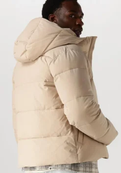 zand elvine gewatteerde jas bjarne