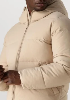 zand elvine gewatteerde jas bjarne