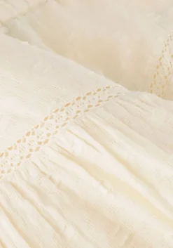 zand indian blue jeans minirok lace ruffle skirt