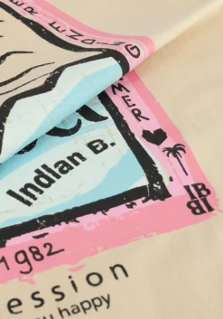 zand indian blue jeans t-shirt t-shirt backprint