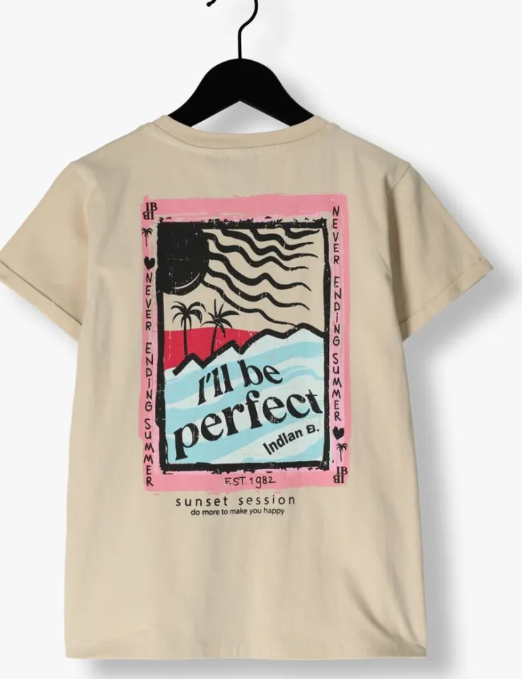 zand indian blue jeans t-shirt t-shirt backprint