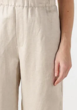 zand minus wijde broek sabbi linen pant