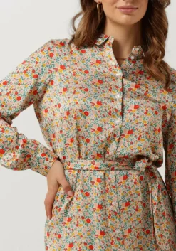 zand object midi jurk jabin l/s shirt dress 126