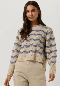 zand object trui christa l/s knit pullover 123