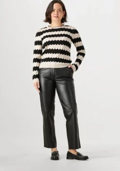 zand object trui objebba l/s re knit pullover