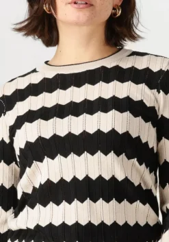 zand object trui objebba l/s re knit pullover