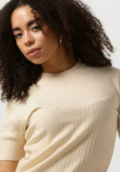 zand object t-shirt objnoelle s/s knit t-shirt