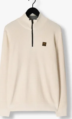 zand pme legend trui half zip collar cotton mouline