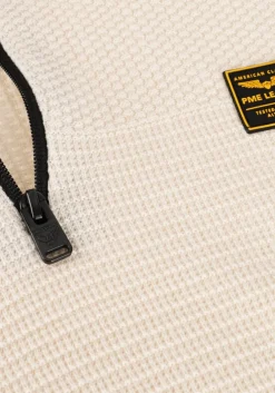 zand pme legend trui half zip collar cotton mouline