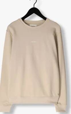 zand pure path trui crewneck with fnt and back print