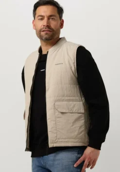 zand purewhite bodywarmer light padded bodywarmer