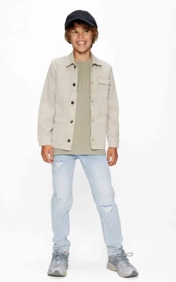 zand retour spijkerjas badr