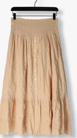 zand ruby tuesday maxirok sali long skirt with smock waistband and full placket