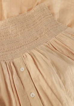 zand ruby tuesday maxirok sali long skirt with smock waistband and full placket