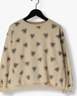 zand rylee + cru sweater oversized sweatshirt hearts