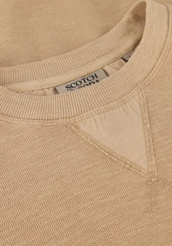 zand scotch & soda sweater garment dye structured sweatshirt