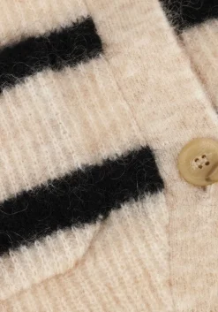 zand second female vest ovalis knit wide sleeve cardigan