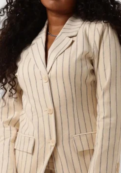 zand selected femme blazer slfhilda ls fitted blazer pin stripe