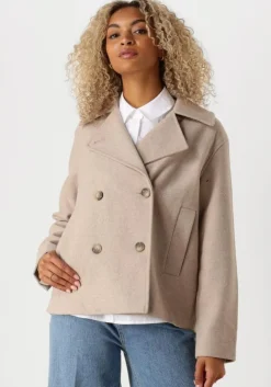 zand selected femme mantel slfalma short wool jacket