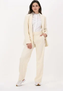 zand selected femme pantalon slfrita mw wide pant