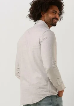 zand selected homme casual overhemd regross shirt