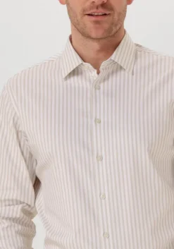 zand selected homme klassiek overhemd slhslim-performance shirt ls noos