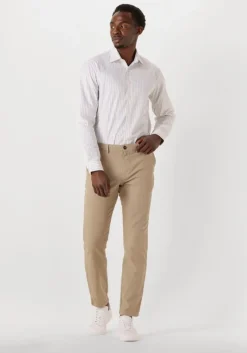 zand selected homme klassiek overhemd slhslim-performance shirt ls noos