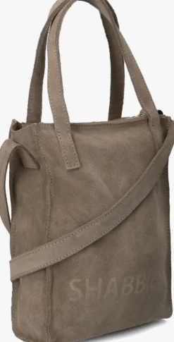 zand shabbies schoudertas cara suede bag