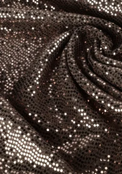 zilveren ana alcazar mini jurk dress wide sleeves