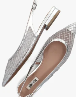 zilveren bibi lou slingbacks 616z78vk