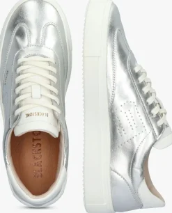 zilveren blackstone lage sneakers slate harper woman