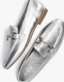 zilveren blasz loafers shn2559