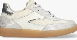 zilveren braqeez lage sneakers gaia gum