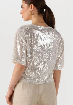 zilveren bruuns bazaar top ginia blouse