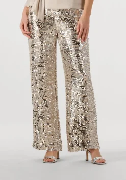 zilveren bruuns bazaar wijde broek brinna pants