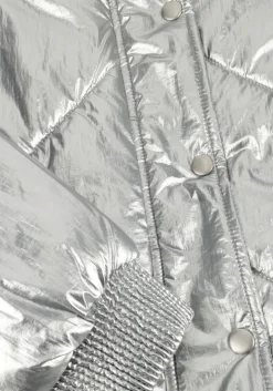 zilveren cars jeans gewatteerde jas silly