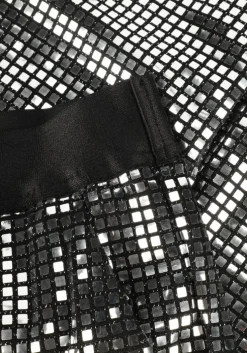 zilveren co'couture flared broek mirror flare pant