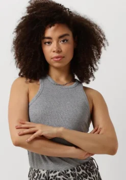 zilveren co'couture top sahara glitter tank top
