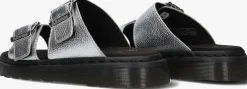 zilveren dr martens slippers josef