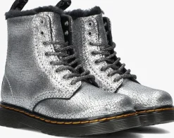 zilveren dr martens veterboots 1460 serena t/j
