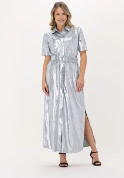 zilveren est'seven maxi jurk dress to impress