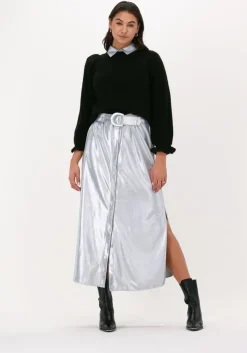 zilveren est'seven maxi jurk dress to impress