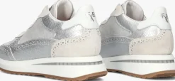 zilveren floris van bommel lage sneakers sfw-10109