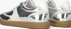 zilveren floris van bommel lage sneakers sfw-10096