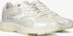 zilveren floris van bommel lage sneakers sfw-10133 daysi